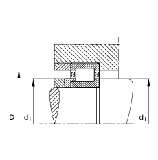 ALS NJ2203-E-TVP2 + HJ2203E,  DIN 5412-1 ˜ʵҪߴ,  L ȦλS, ɷx, ּ