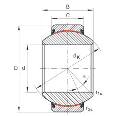 PS GE60-FW-2RS,  DIN ISO 12 240-1 ˜, Soɂȴܷ