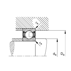 S 62307-2RSR,  DIN 625-1 ˜ʵҪߴ, ɂȴܷ