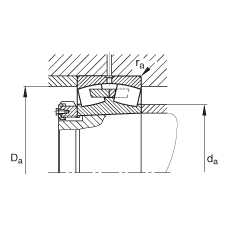 {ĝLS 23176-K-MB,  DIN 635-2 ˜ʵҪߴ, FףF 1:12